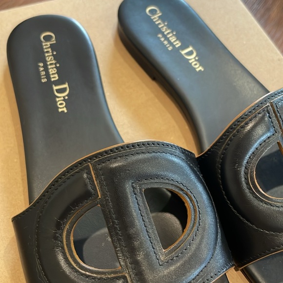 $775 Christian Dior D-Club Sandals 37.5 - Picture 6 of 7